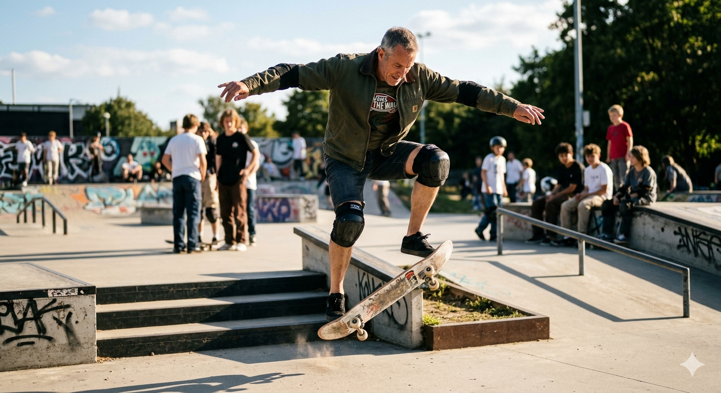 Skateboarding