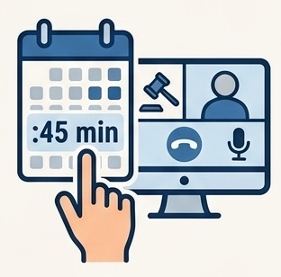 Schedule Your Included :45 Attorney Consult