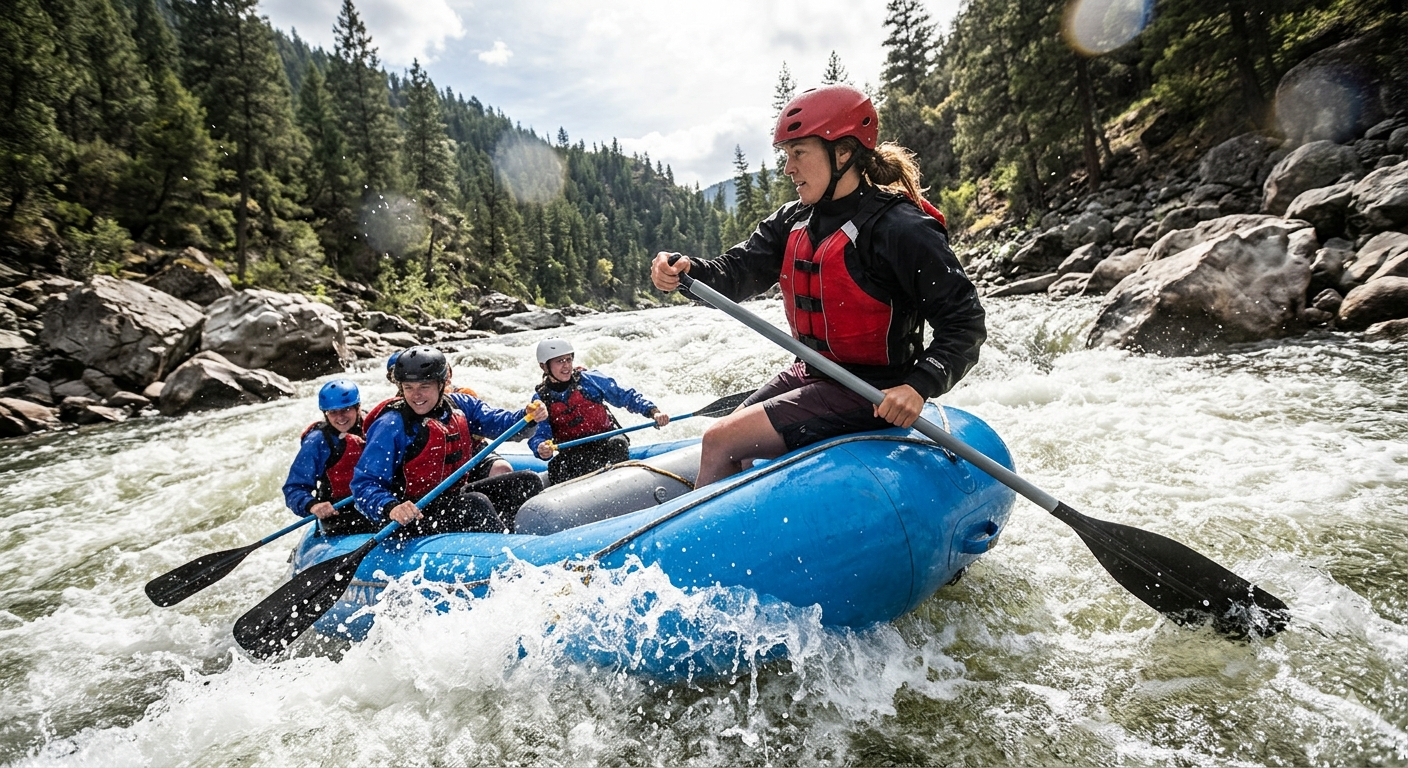 Whitewater rafting